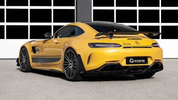 نمای عقب مرسدس AMG GT تیونینگ G پاور