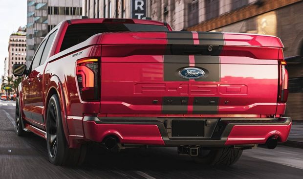 نمای عقب شلبی F-150 سوپر اسنیک 2026