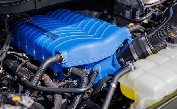 نمای پیشرانه شلبی F-150 سوپر اسنیک 2026