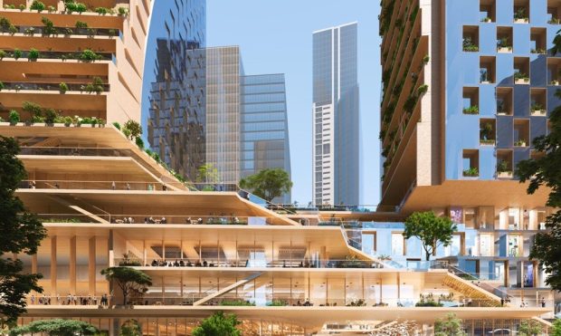 آسمانخراش سبز مارپیچ در سیدنی