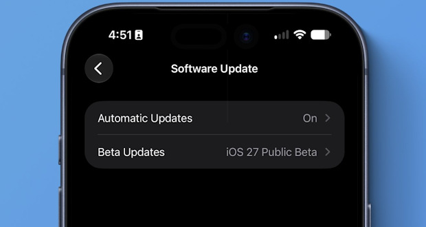 بتای عمومی iOS 27