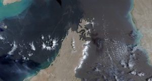تصاویر ماهواره ای تنگه هرمز