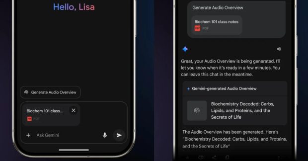 قابلیت Audio Overview