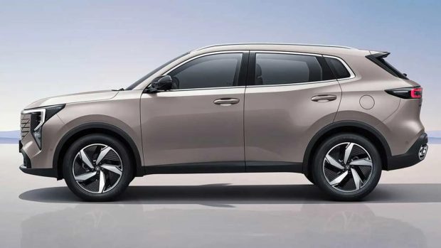 نمای جانبی چانگان CS55 پلاس هیبریدی
