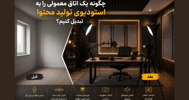 استودیوی تولید محتوا