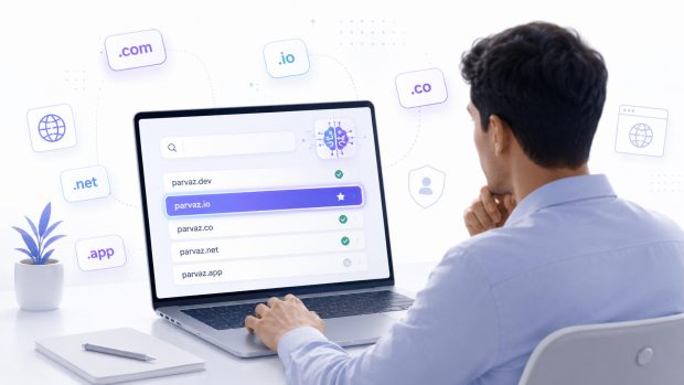 نقش پسوند دامنه در انتخاب نام