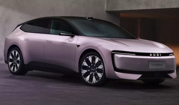 نمای جلو آئودی E5 اسپرت بک 2026