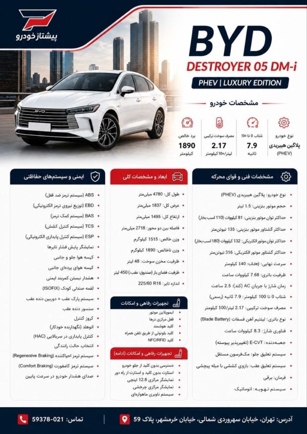 BYD Destroyer 05 DM-i 2025