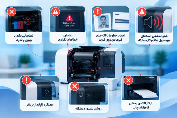تفاوت سرویس دوره‌ای و تعمیر پرینتر کارت
