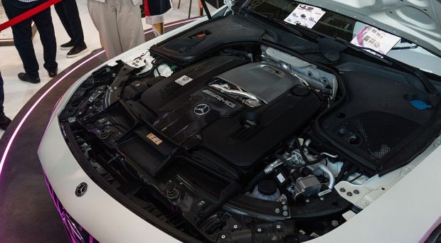 نمای پیشرانه مرسدس AMG GT 63 S