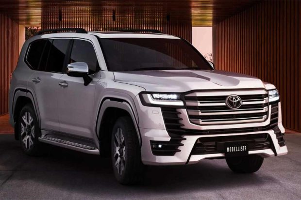نمای جلو تویوتا لندکروزر 300 کیت Modellista