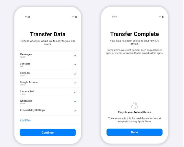 انتقال واتساپ از اندروید به آیفون
