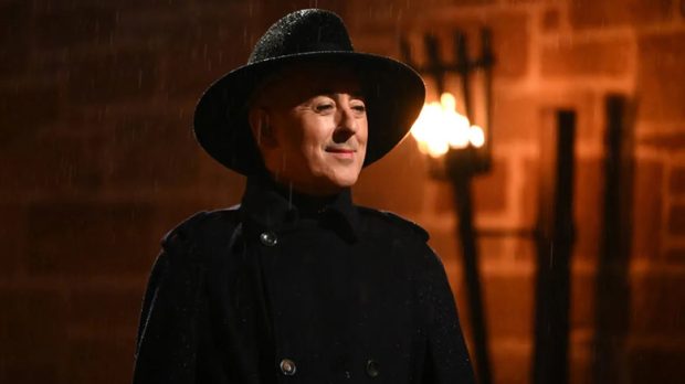Alan Cumming hosting The Traitors