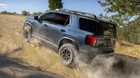 2027 Honda Passport TrailSport rear three-quarter angle