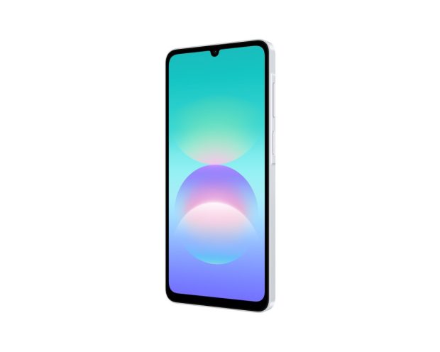 Samsung Galaxy A08 in silver