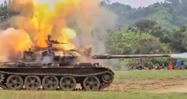 انفجار تانک Type 59