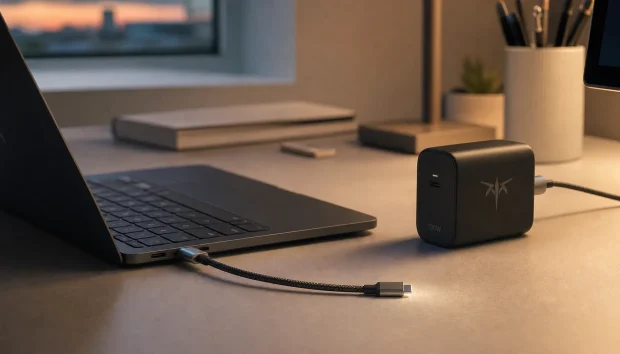 شارژ لپ‌تاپ با USB-C