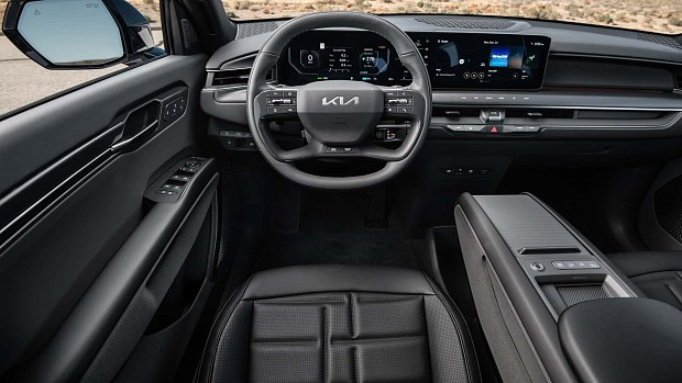 نمای کابین کیا EV9 مدل 2027