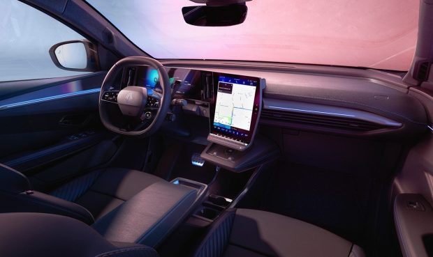 نمای کابین رنو سنیک E-Tech مدل 2027