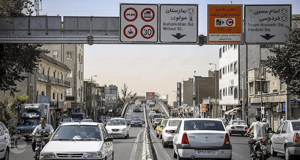 عوارض طرح ترافیک تهران