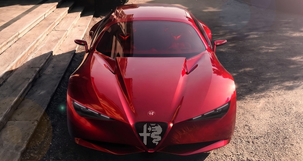 کانسپت آلفارومئو Cuorerosso