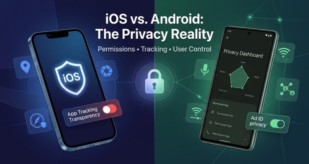 حریم خصوصی اندروید و iOS