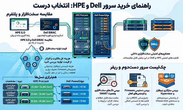 اهنمای-خرید-سرورهای-HPE-و-Dell