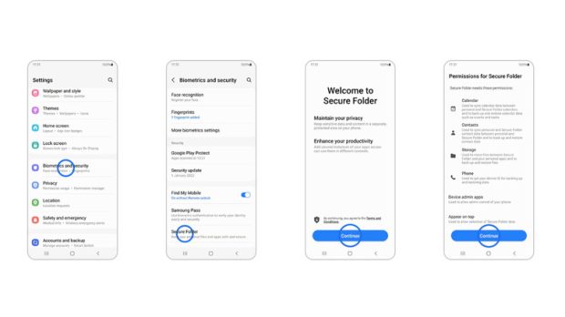 قفل کردن برنامهها در سامسونگ