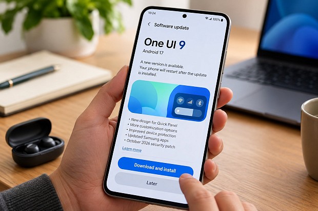 آپدیت One UI 9 سامسونگ