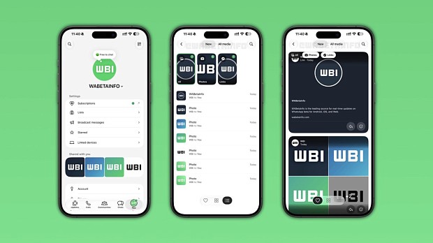 هاب رسانهای واتساپ آیفون